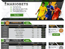 Tablet Screenshot of mariobets.com